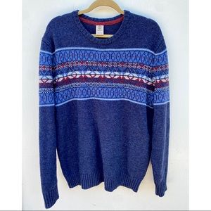 Timberland 100% Lambswool🐑 Fair Isle Sweater ❄️